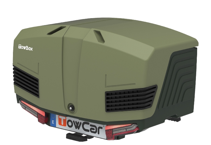 TowBox System BOX System AIR V3, Camper, Toplader AHK Lastenträger m. Heckbox